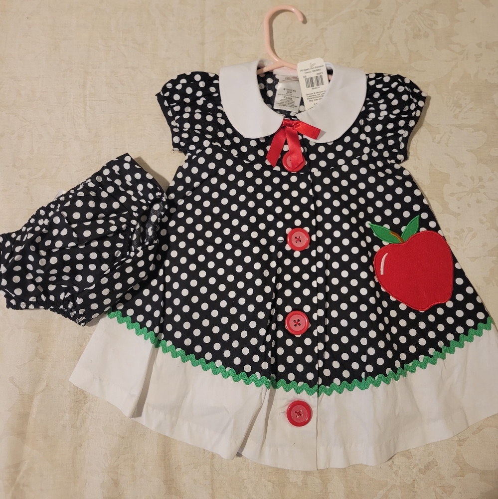 Apple Dot Bloomer Dress